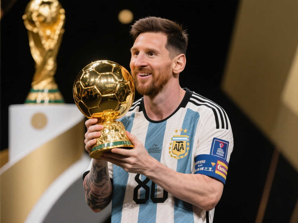 梅西八夺金球奖辉煌历程：历年排名一览