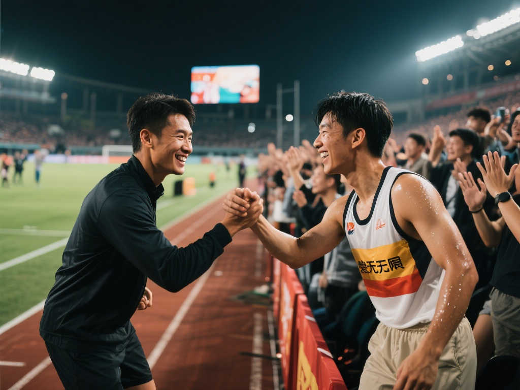 陈梦携母亲观张杰演唱会，张杰暖心寄语：球场歌坛两不误！